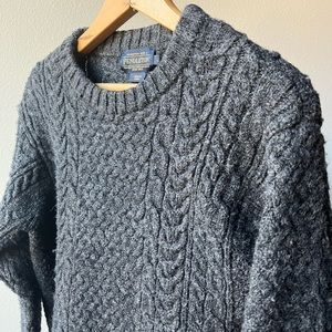 Pendleton Cable Knit Fisherman’s Sweater Large